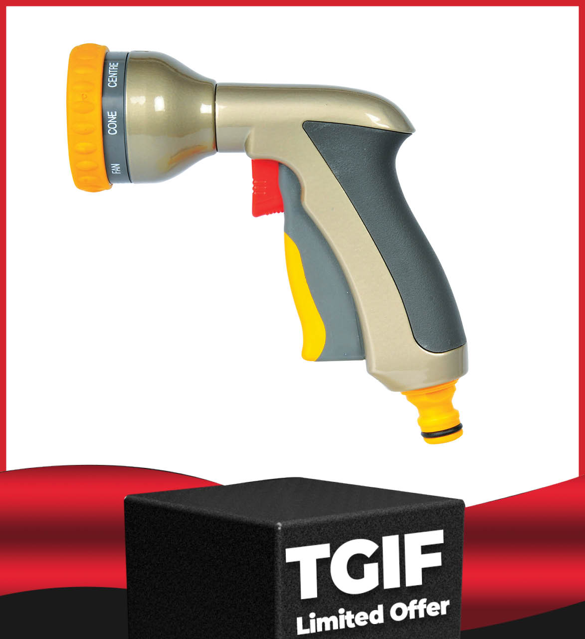 Hozelock Multi Spray Metal Gun Plus